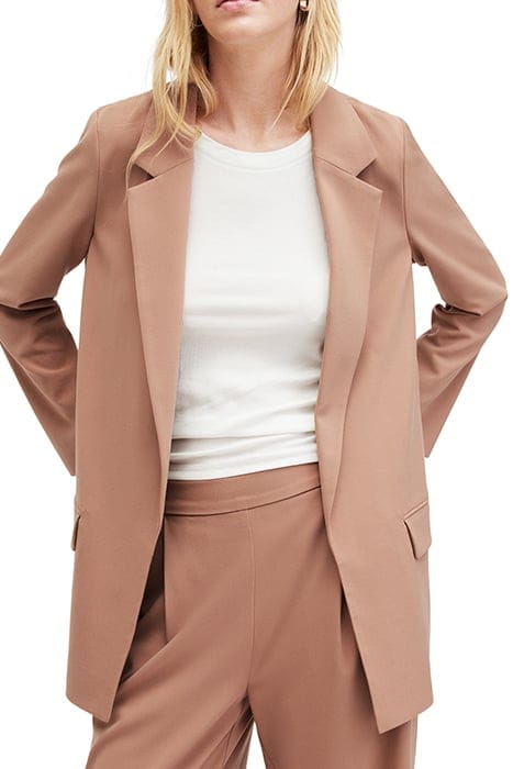 AllSaints Aleida Tri Blazer Fawn Brown Taglia: 10 | Blazers Outlet | Donna | Marrone