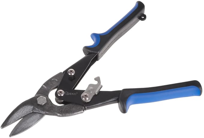 GEKO Rechts snijdende blikschaar - 250 mm - Ergonomische grip - Getande bladen