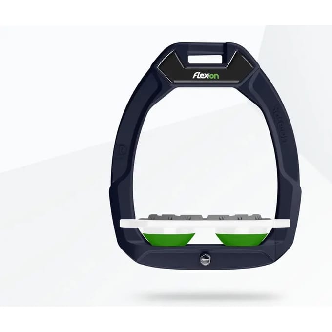 Veiligheidsstijgbeugels Plat Grip Aluminium/Wit/Groen Flex-On Safe-On