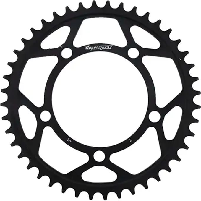 Motorfiets kroon Supersprox RFE-7:44-BLK # JTR7-44 # 50-29042-44