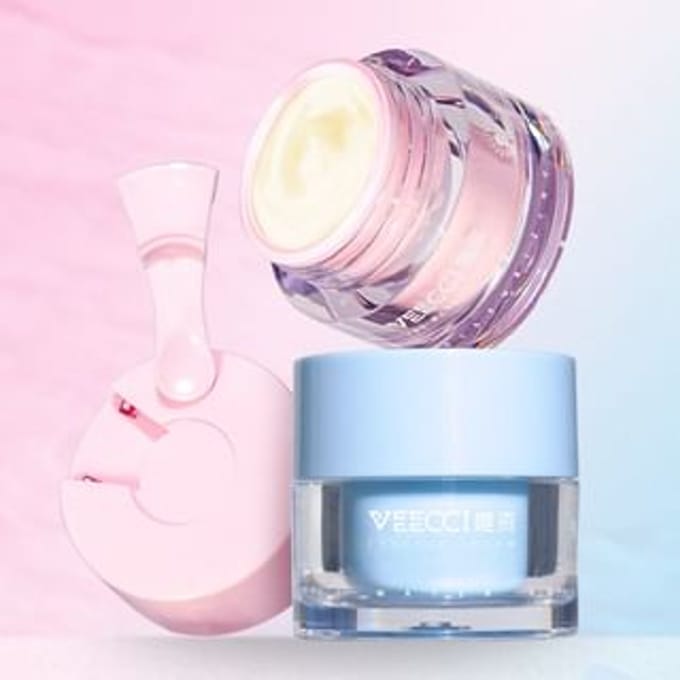 VEECCI - Refreshing Moisturizing Pre-Makeup Essence Cream - 2 Types Oily skin (Blue) - 30g