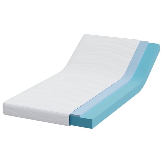 vidaXL - Matras - Medium - 100 - x - 200 - cm - Wit
