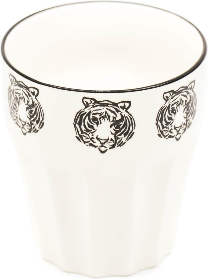 HV Witte mok 8,5 x 9cm  - Mr Tijger