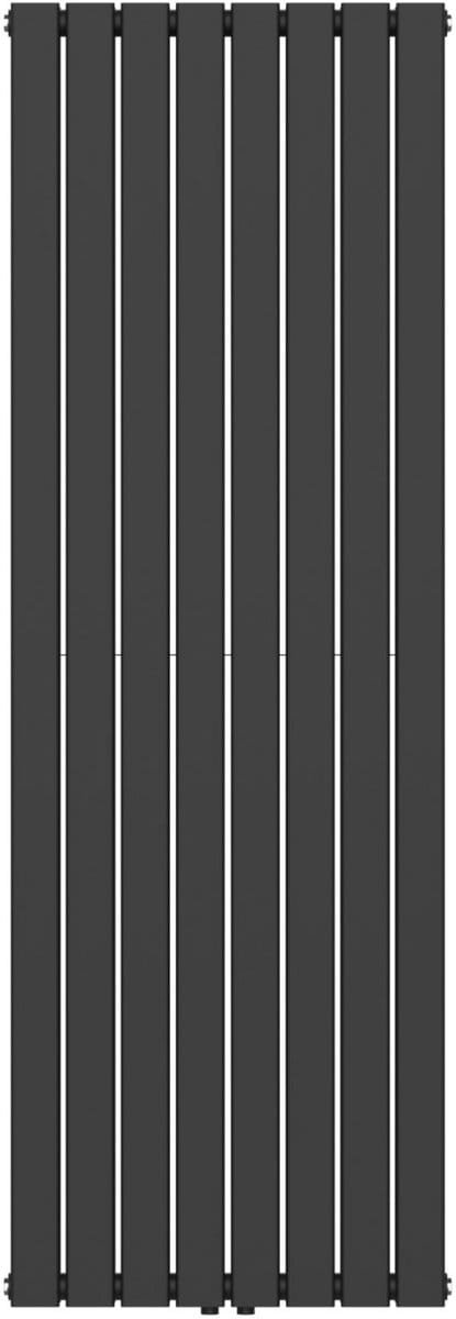 BELRAD Verticale designradiator dubbelzijdig 1800x608mm - Zwart - Middenaansluiting - 2164W