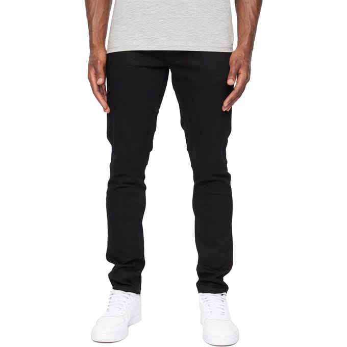 Crosshatch Heren Barbeck Slim Jeans (Massief zwart)