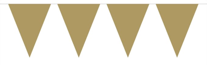 Gouden Effen Vlaggenlijn XL - 6 meter