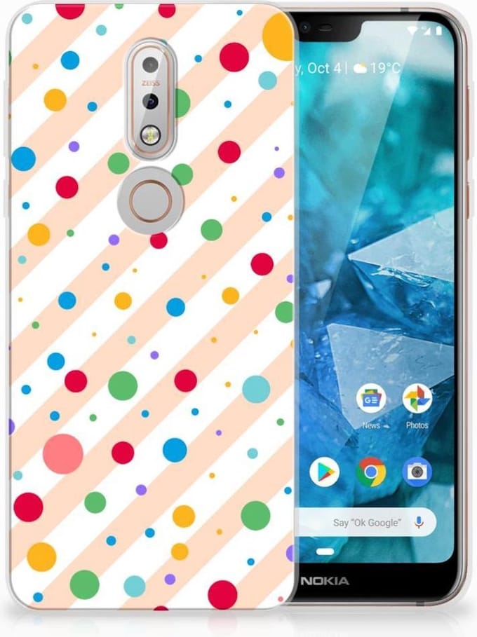 Nokia 7.1 TPU bumper Dots