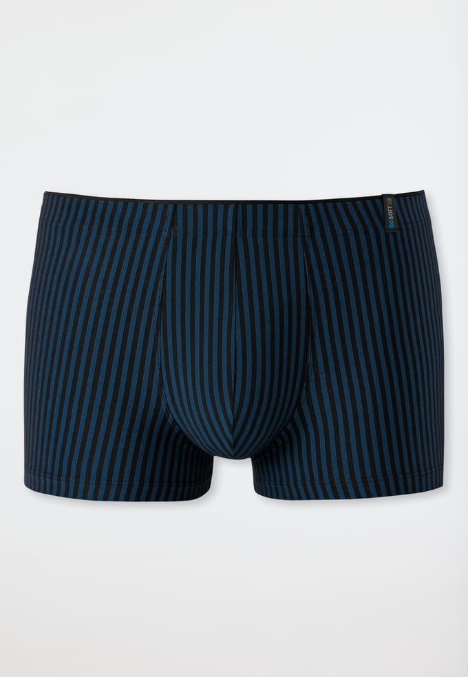Schiesser Hip-Shorts Long Life Soft - Heren Onderbroek donkerblauw