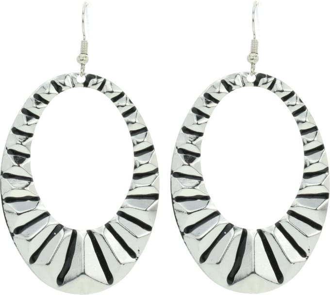 Behave - Ovale stekers met lichtblauw accent - romantisch retro