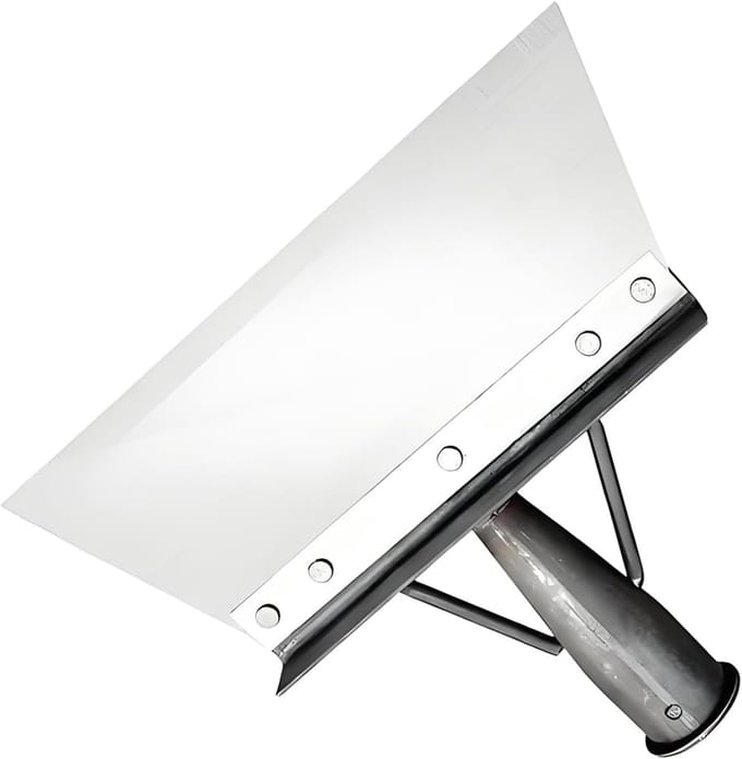 Betonschraper - Tuingereedschap Schraper - Zwaar Werk - Ergonomisch Handvat - 20 x 10 x 10 cm - Grijs