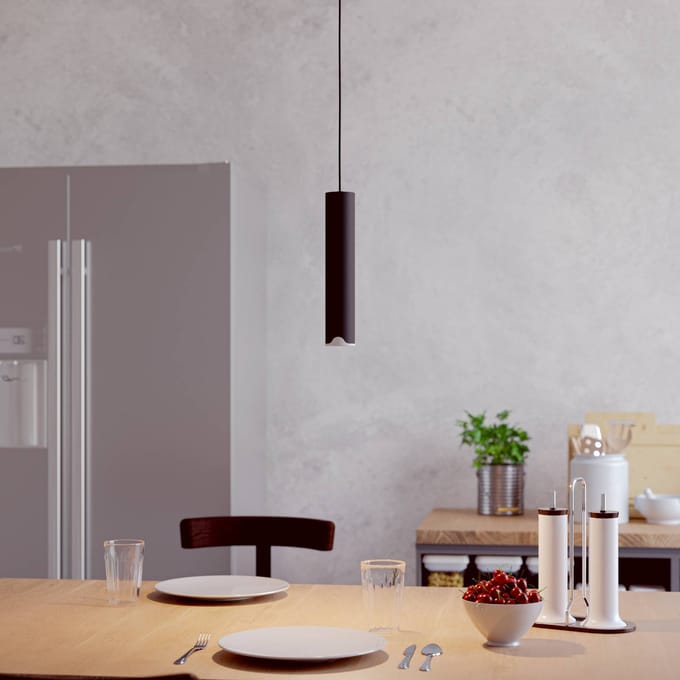 EGLO connect.z Balamorta-Z Smart Hanglamp - LED - Ø 5,5 cm - Zwart/Wit - Instelbaar RGB & wit licht - Dimbaar - Zigbee