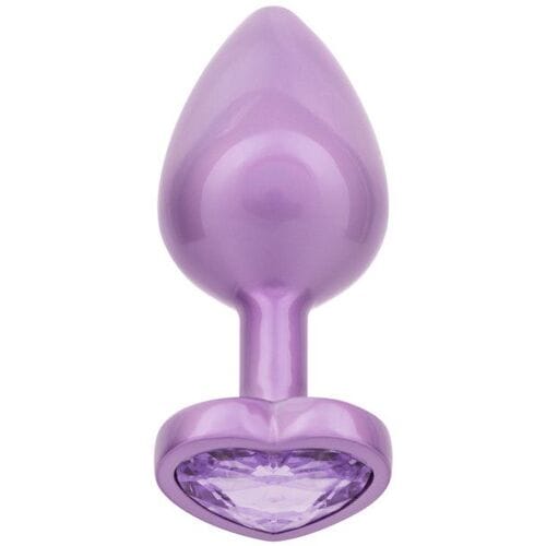 CalExotics Jewel Amethyst Heart Buttplug - Groot