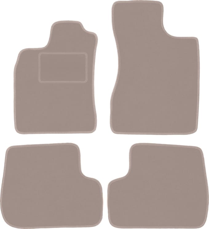 Beige velours matten voor: Renault Twingo I hatchback (1993-2006)