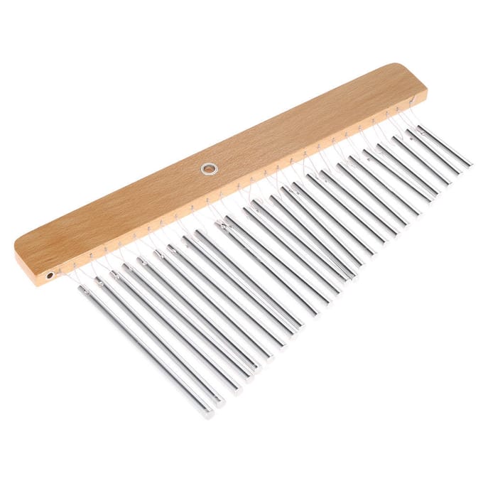 25-tonige barklokkenspel 25 maten enkelrijig muzikaal percussie-instrument beige
