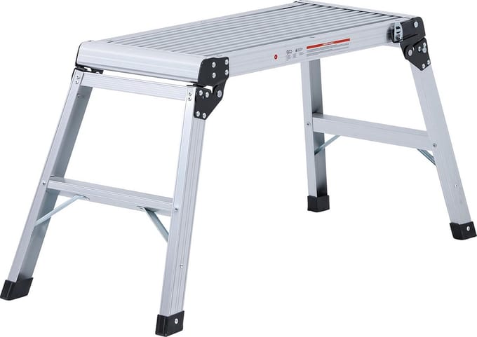 Opvouwbaar Werkplatform met Aluminium Frame en Groot Oppervlak