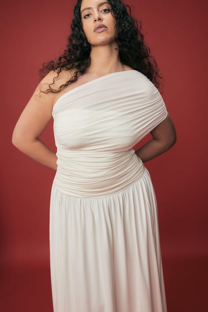 VIVEH Dahlia Top Coconut Milk Größe: 42 | Maxikleider Outlet | Damen