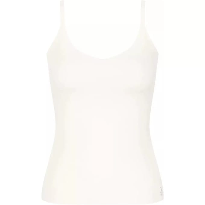 sloggi ZERO Feel 2.0 Spaghetti Top Dames Onderhemd - SILK WHITE - Maat S