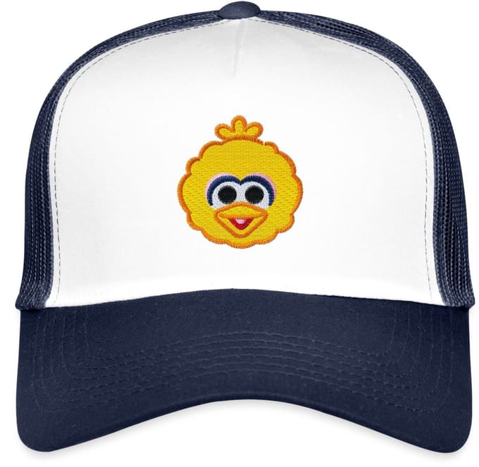 Sesamstraat Grote Vogel Borduurwerk Trucker Cap