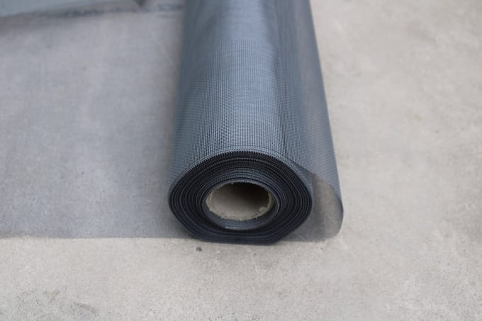 Rol Glasfiber Horgaas Grijs 120 cm breed / rol 30 meter