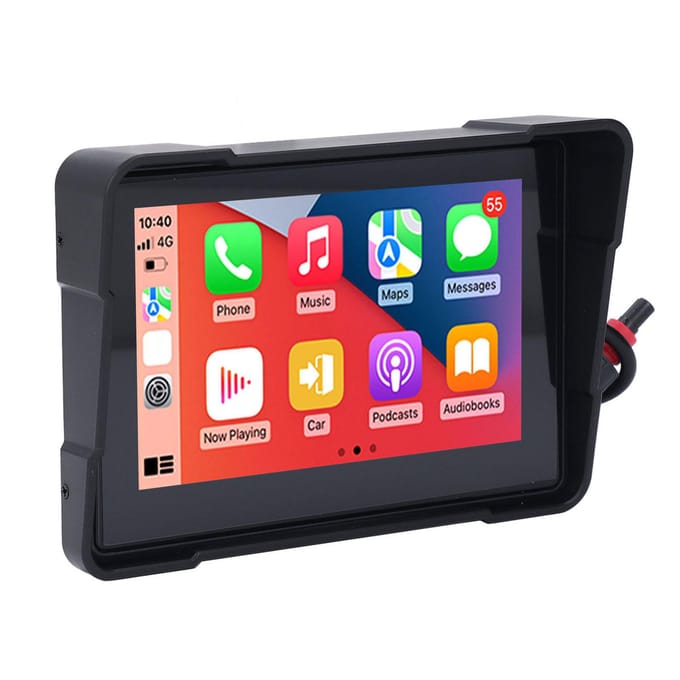 Motorfiets Scherm voor Carplay Draadloos voor Android Auto 5in IPS Touchscreen Waterbestendig