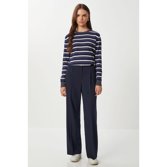 Gestrikte Rechte Pantalon