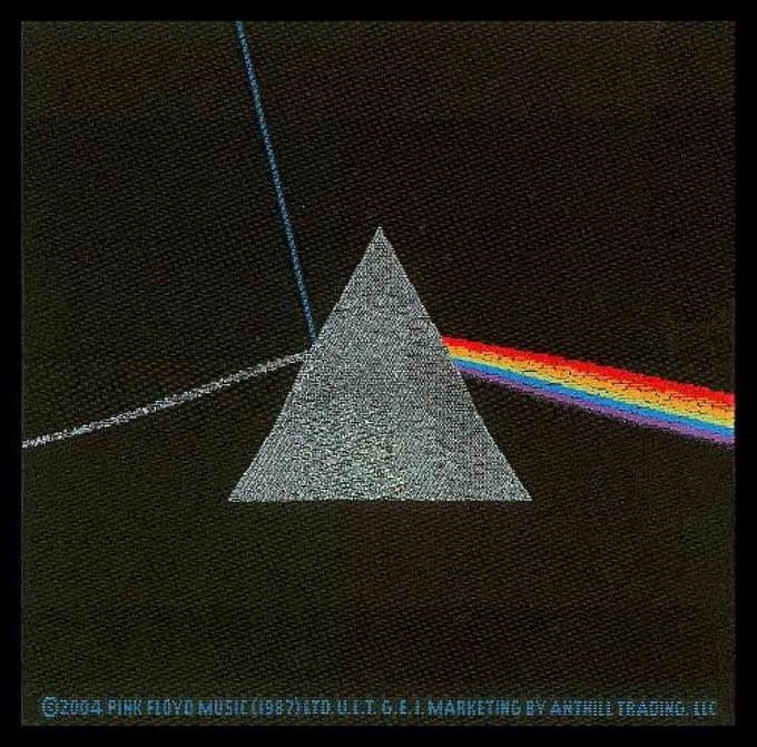 Pink Floyd Patch Dark Side Of The Moon Multicolours