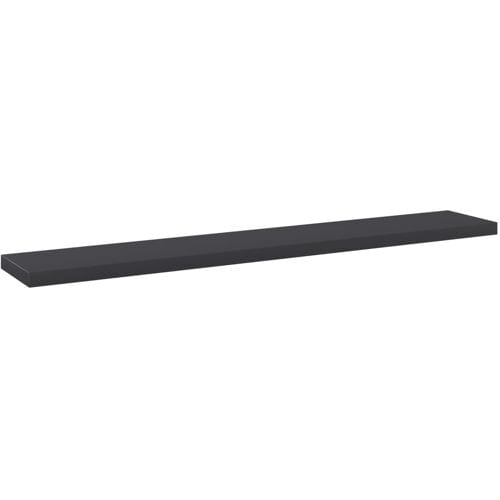 vidaXL Wandschappen 4 st 60x10x1,5 cm spaanplaat grijs