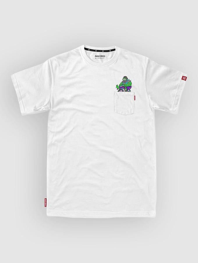 Loose Riders Dirtbag Tech Tee wit