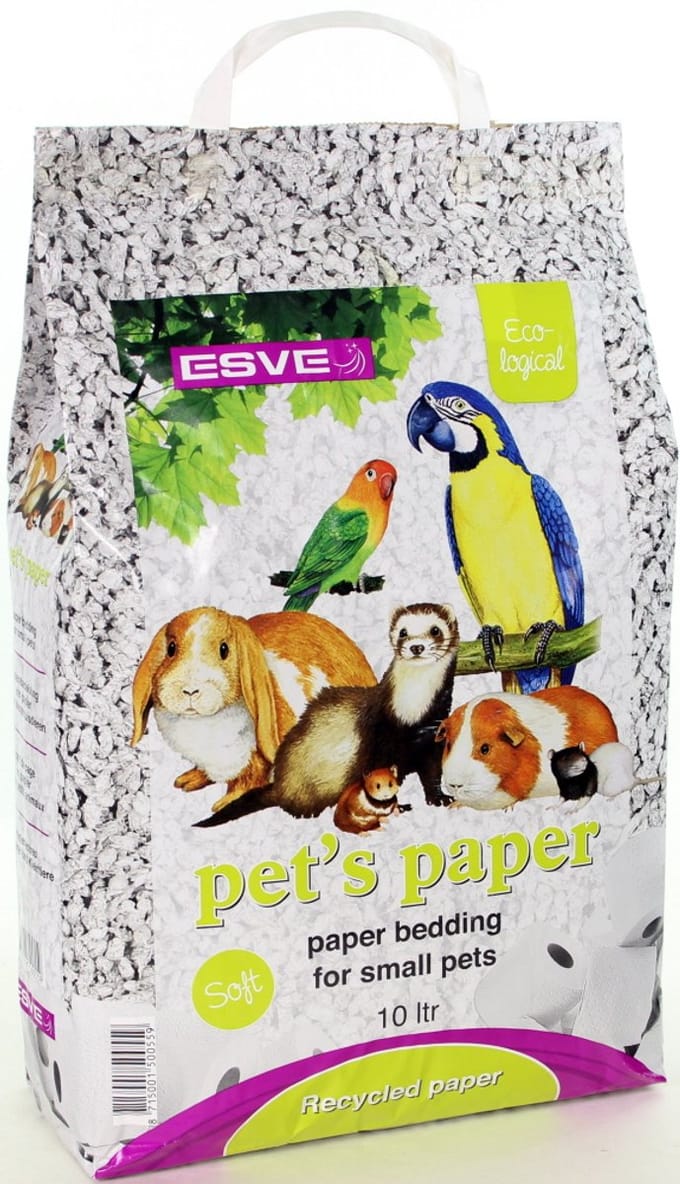Esve Pet's Paper Bedding Inhoud - 10 Liter