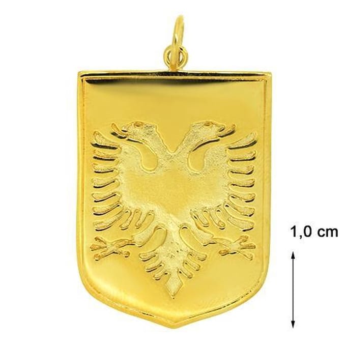 Blinx Jewels Vergulden Hanger Schild Albanië