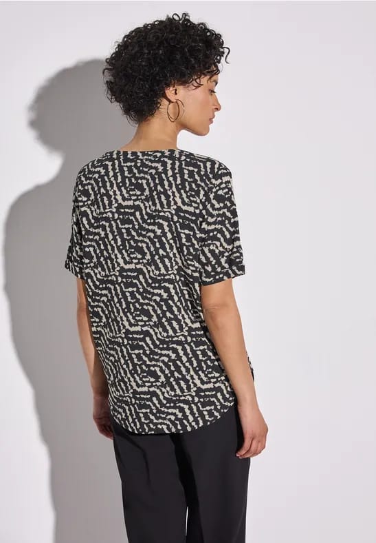 Bedrukte blouse