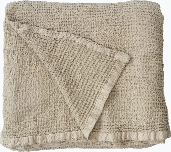 Dreamers Den - Pique Sprei - Wafeldeken - Zand - 270x250cm