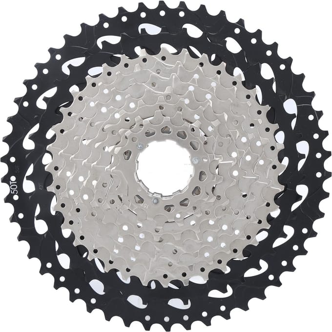 WAKE 11-Speed Fiets Cassette 11‑50T Racefiets Vrijloop Cassette Tandwiel voor Mountainbike gray