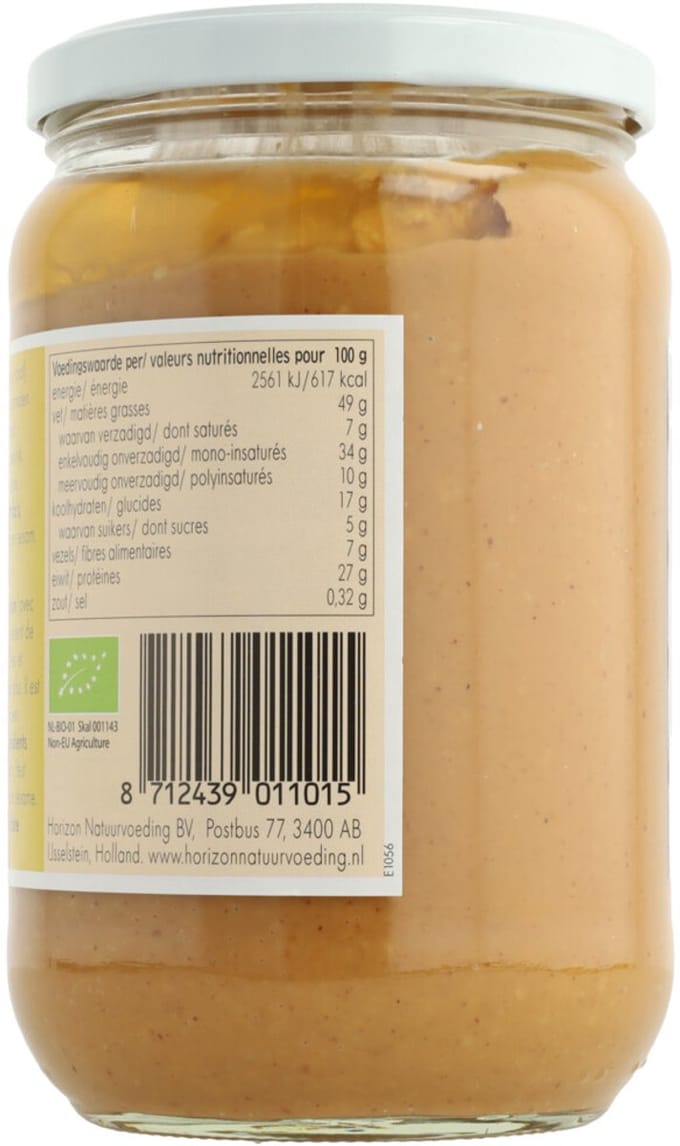 Horizon Pindakaas Crunchy met Zout Bio - 650 gr