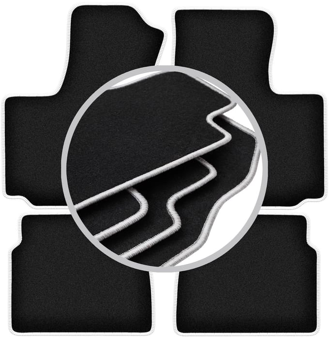 CARLUX-SILVER automatten voor: FIAt Doblo I combivan (2000-2009)