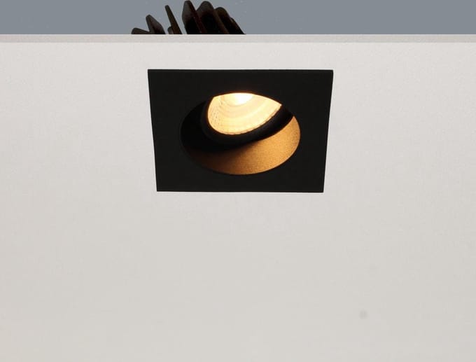 Artdelight - Inbouwspot Venice DL 2808 - Zwart - LED 8W 2700K - IP44 - Dimbaar
