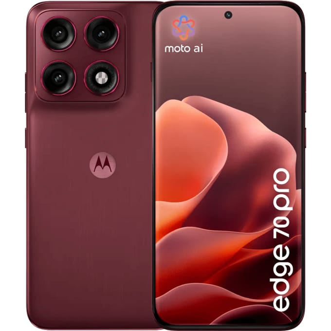 motorola - edge 70 pro - 8/256GB - PANTONE Zinfandel