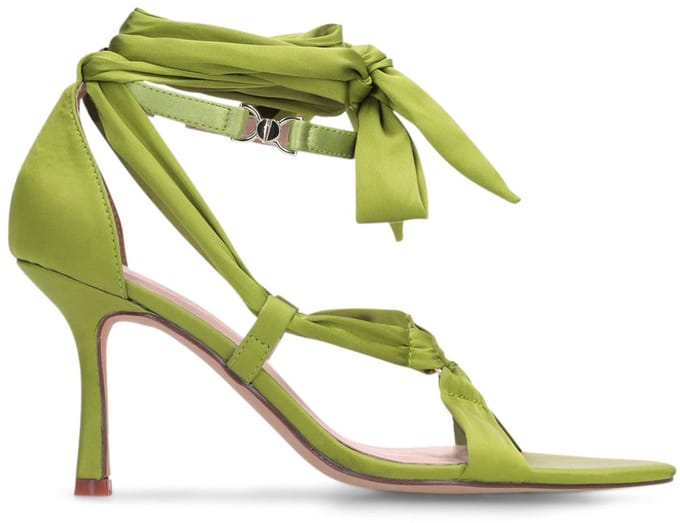 Sacha - Dames - Groene sandalen met hak - Maat 40