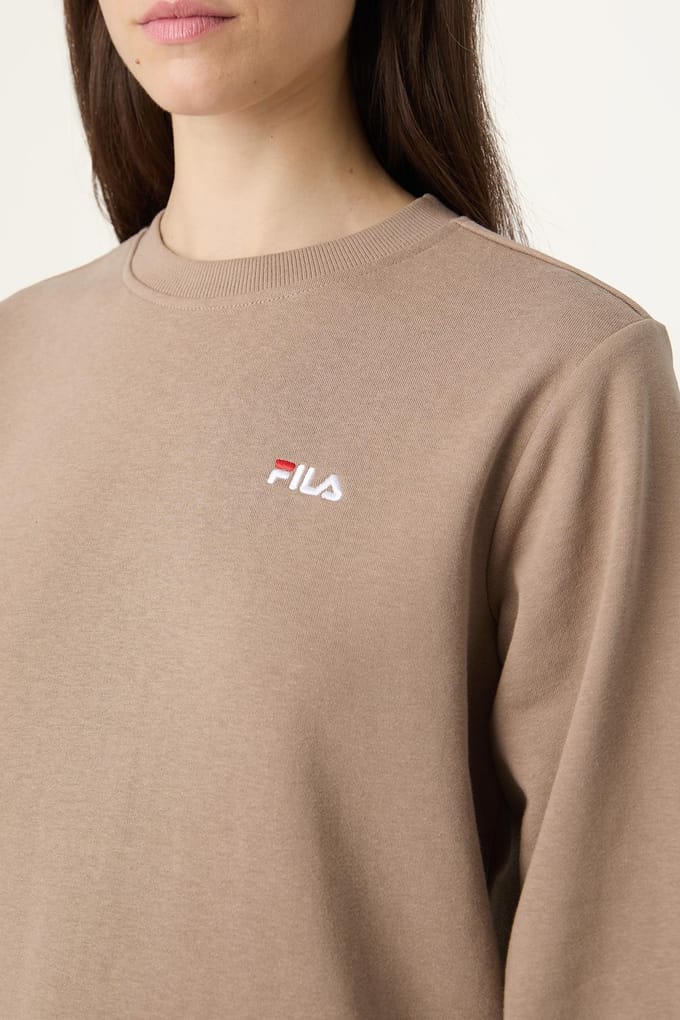FILA Lierna Regular Crewneck Sweatshirt Taupe Gray Taglia: M | Maglioni a maglia Outlet | Donna | Nero