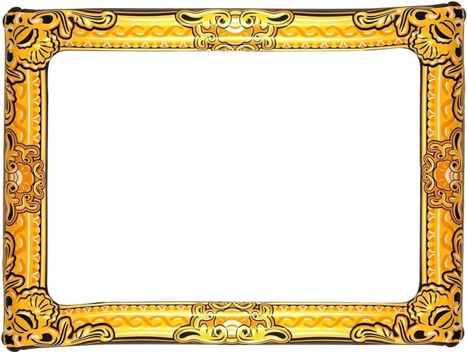 Opblaasbaar Fotoframe 60x80 cm - Voor Feestjes en Evenementen