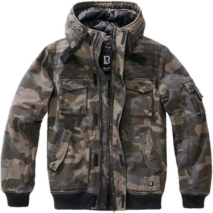 Brandit Bronx Winterjas dark camo S - Katoen - Basics