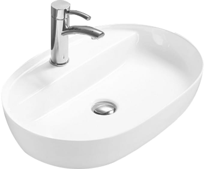 Mexen Adel opbouw wasbak 60 x 41 cm, wit - 22166000