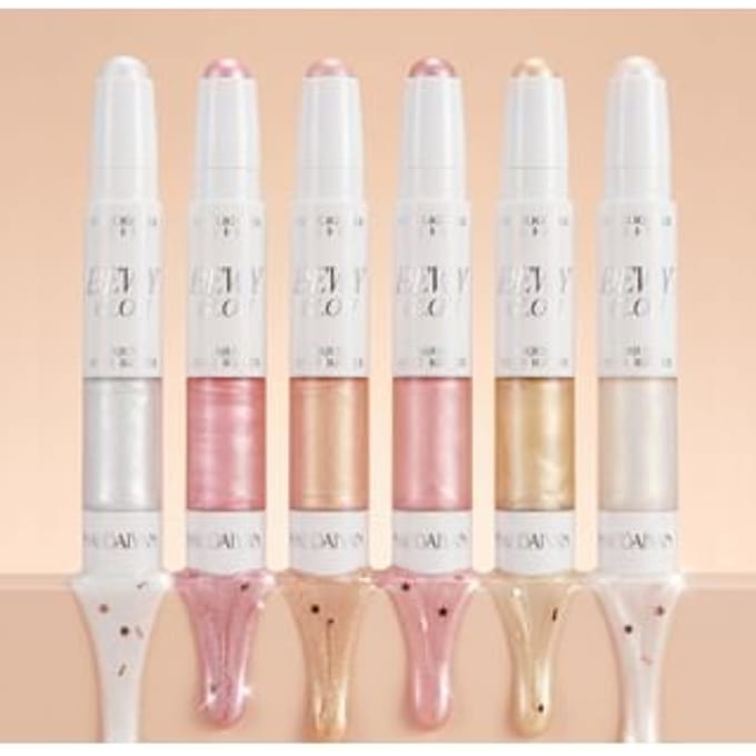 HANDAIYAN - 2 In 1 Liquid Highlight & Highlight Stick - 6 Shades 06# Champagne Pearl - 7.6g