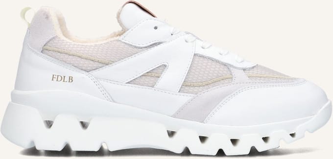 Fred De La Bretoniere Nona Eef Sneakers - Leer - Dames - Wit - Maat 42