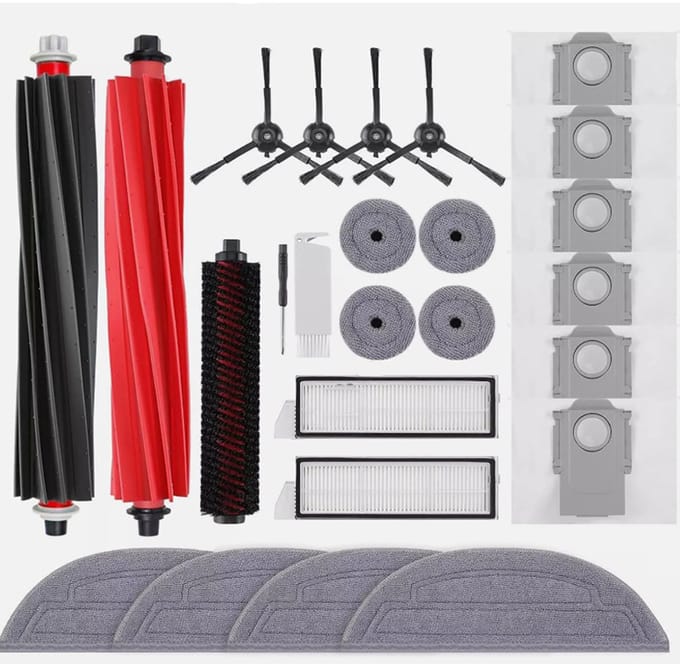 Roborock S8 MaxV Ultra accessoirepakket - reserveonderdelen voor G20S, S8-serie