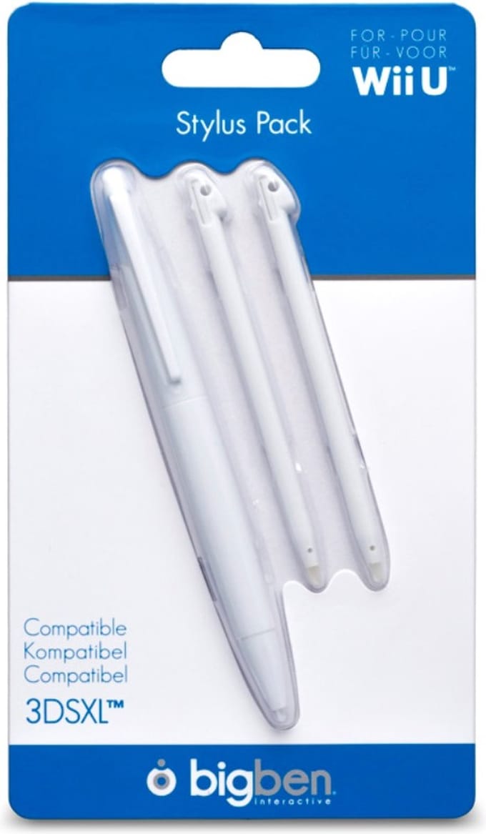 Stylusset Wit voor Wii U/3DS XL