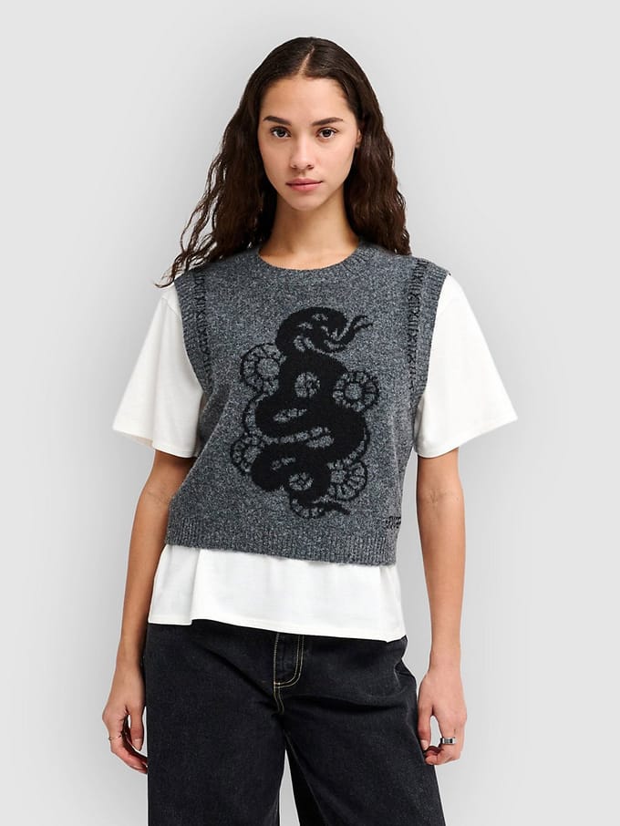 RVCA Dalas Snake Bodywarmer zwart