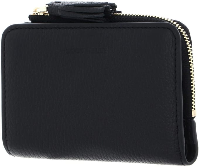 COCCINELLE Leren portemonnee Tassel Wallet Noir zwart