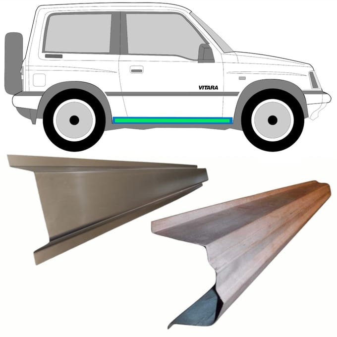 Frontruderamme voor Suzuki Vitara 1988-1998 / Links = Rechts (symmetrisch) / Set