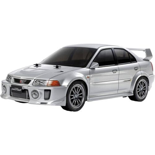Tamiya Modelbouwpakket Auto - 58713 RC Mitsubishi Lancer Evo V TT-02 RC Plastic - 1:10 - Modelbouw